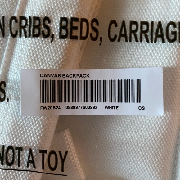 NEW! SUPREME CANVAS BACKPACK🔥-White - Picture 6 of 16